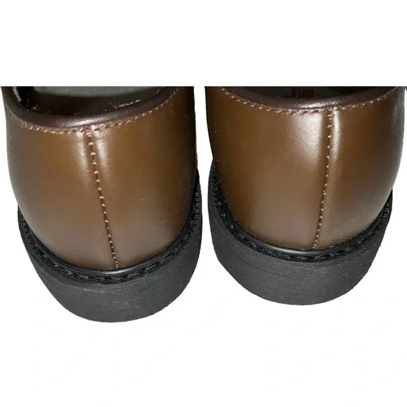 Vibram Rich Brown Leather Derbys display picture 3